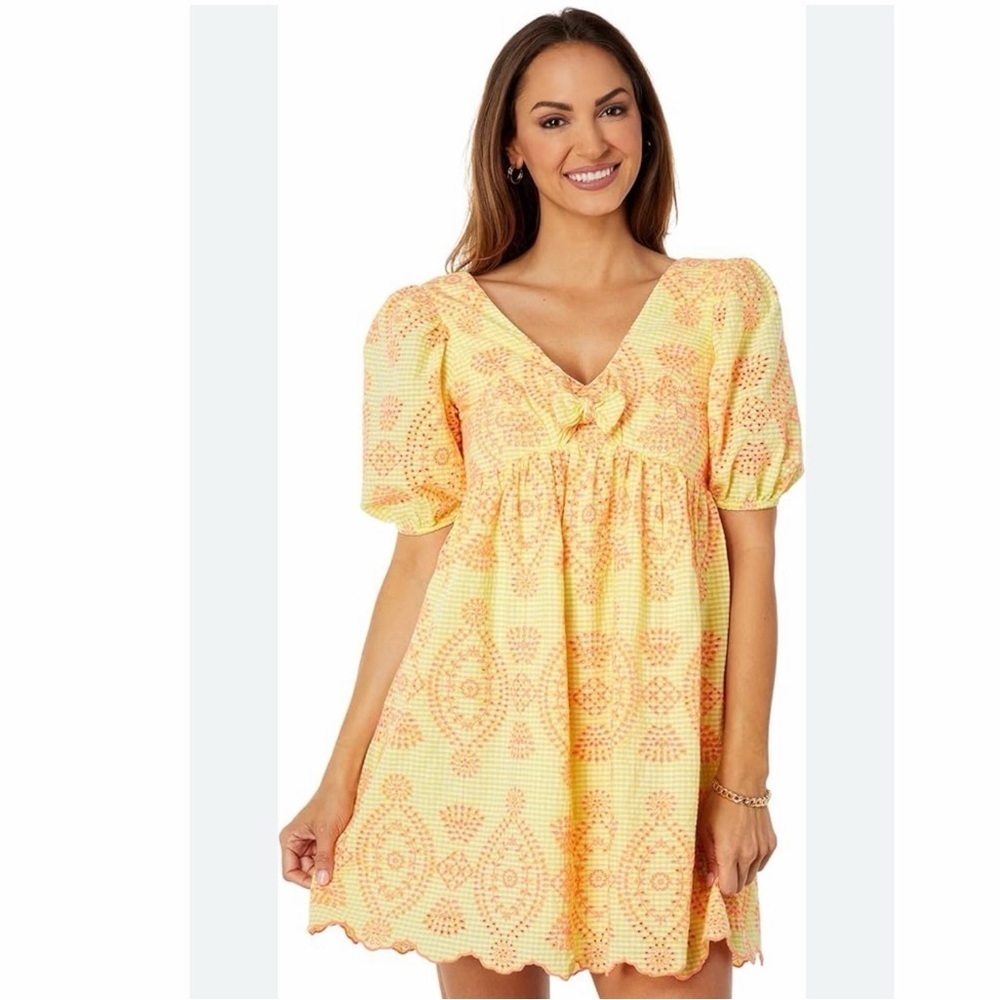 Lilly Pulitzer Sarafina eyelet dress size 12 NWT